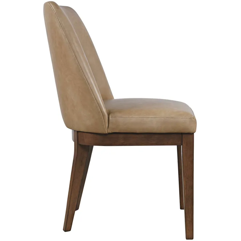 Ruston Modern Faux Leather Dining Chair Set Of 2
