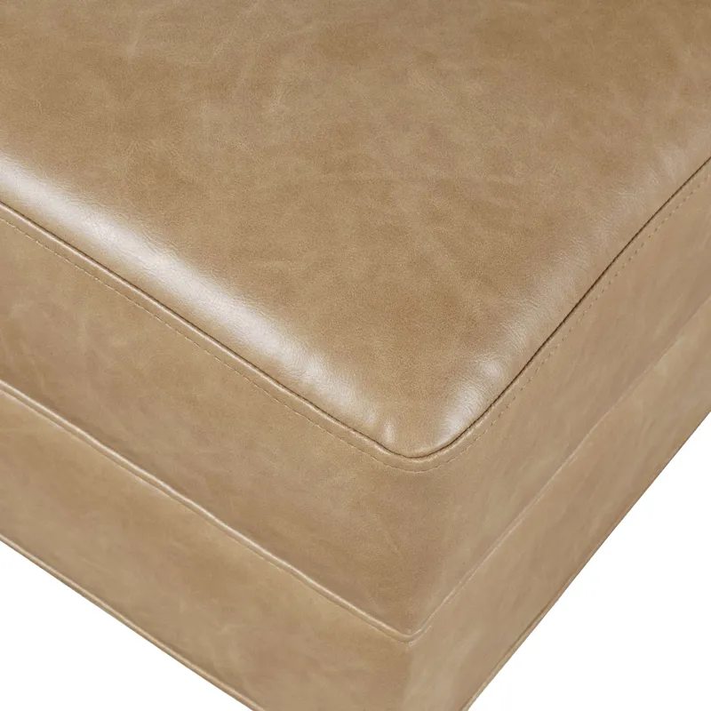 Ruston Modern Banquette Faux Leather Sectional Corner Wedge Seating