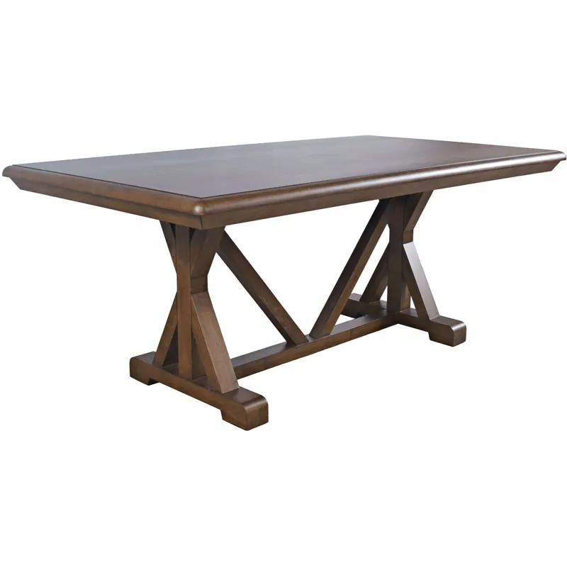 Ruston Modern 72-Inch Trestle Dining Table
