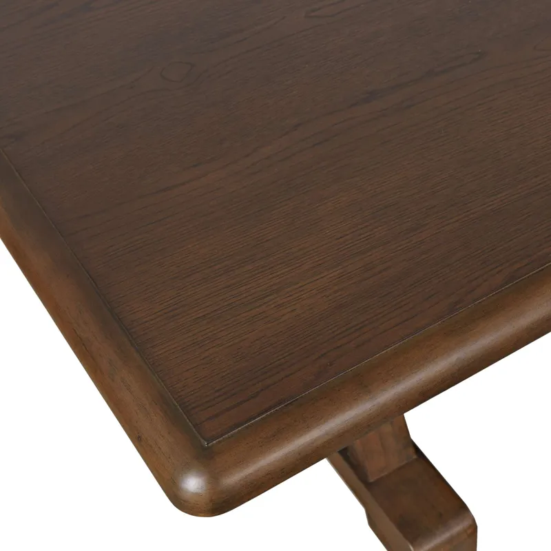 Ruston Modern 72-Inch Trestle Dining Table
