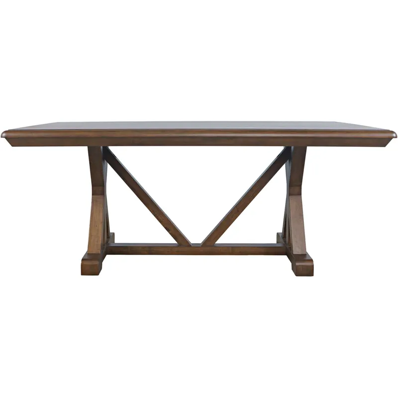 Ruston Modern 72-Inch Trestle Dining Table