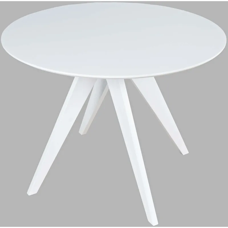 Axis Mid-Century Modern 47-Inch Round Cross-Base Counter Height Dining Table