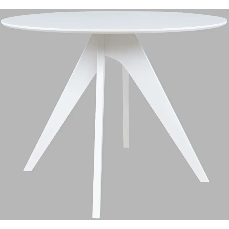 Axis Mid-Century Modern 47-Inch Round Cross-Base Counter Height Dining Table