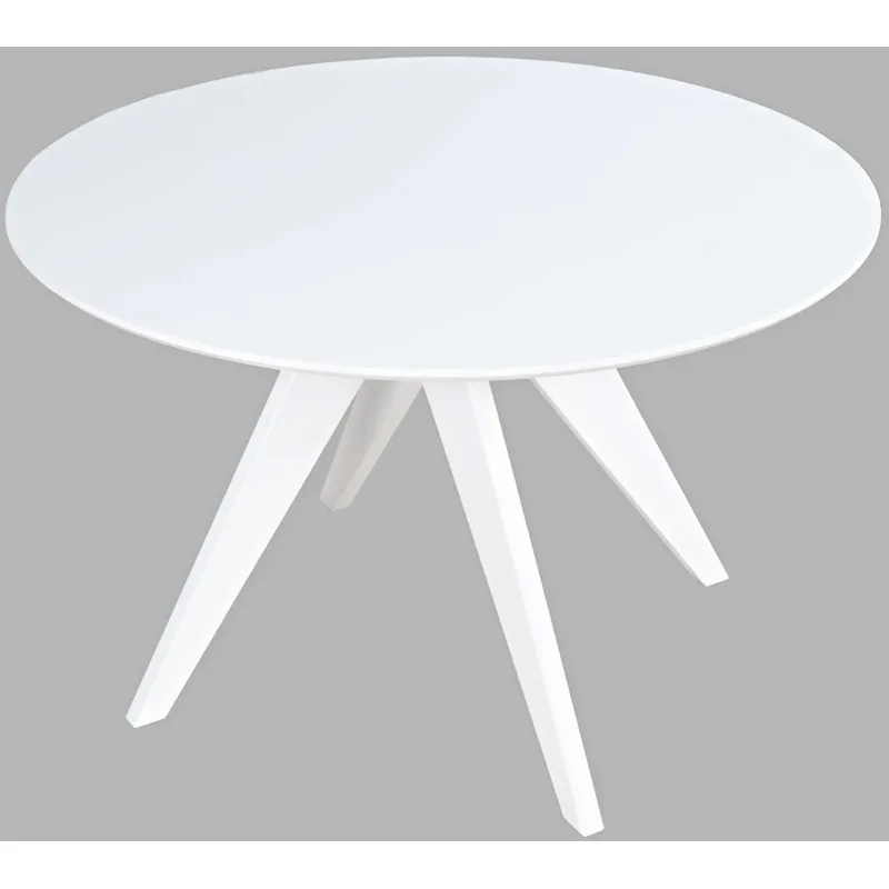 Axis Mid-Century Modern 47-Inch Round Cross-Base Dining Table