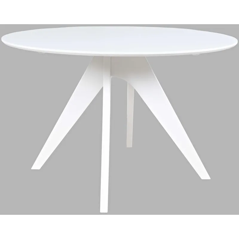 Axis Mid-Century Modern 47-Inch Round Cross-Base Dining Table