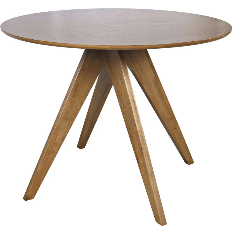 Axis Mid-Century Modern 47-Inch Round Cross-Base Counter Height Dining Table