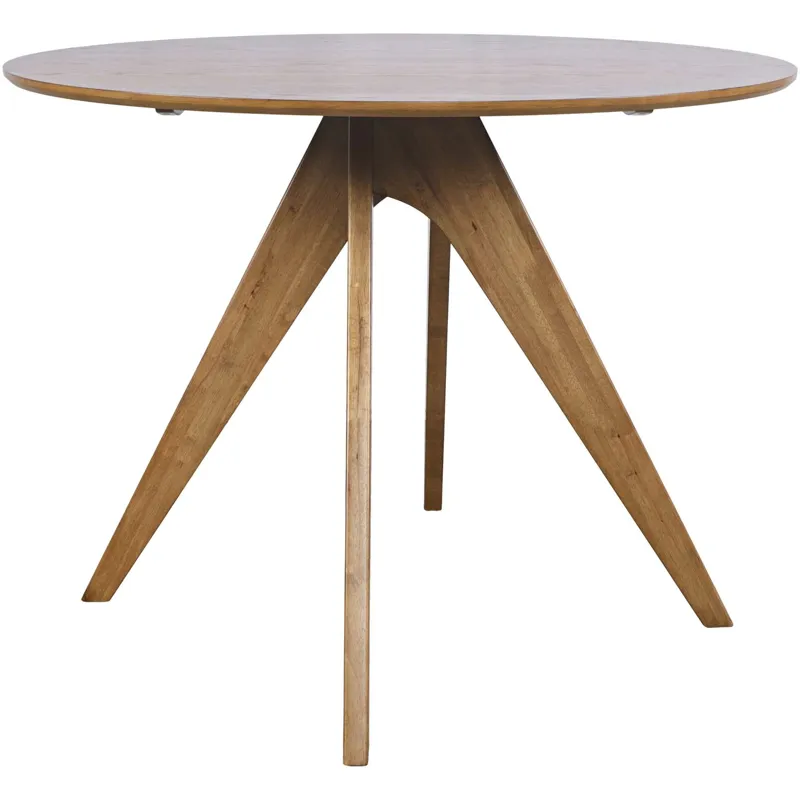 Axis Mid-Century Modern 47-Inch Round Cross-Base Counter Height Dining Table