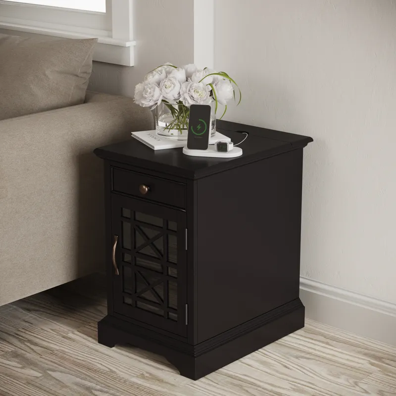 Craftsman USB Charging Chairside End Table