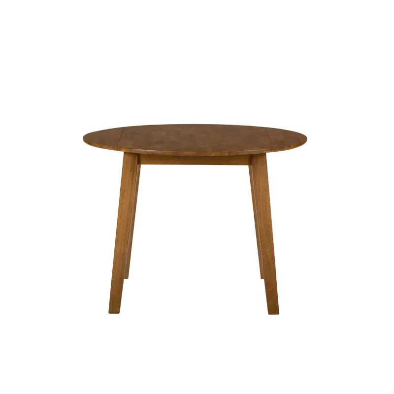 Simplicity Solid Wood Classic Round Drop-Leaf Table