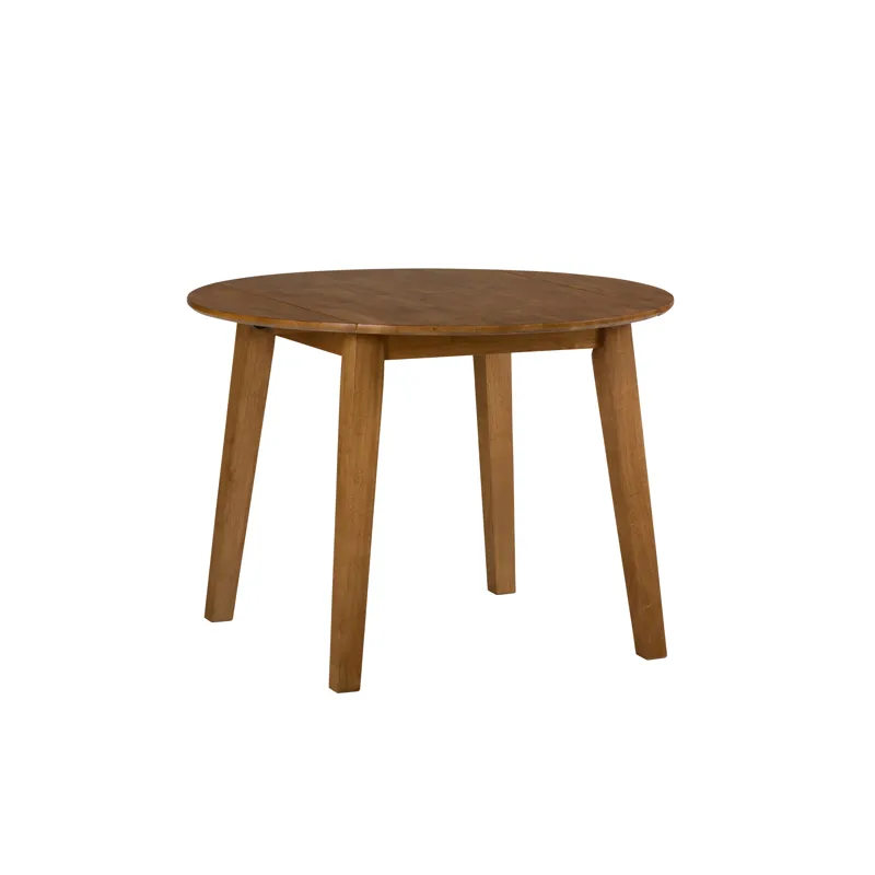 Simplicity Solid Wood Classic Round Drop-Leaf Table