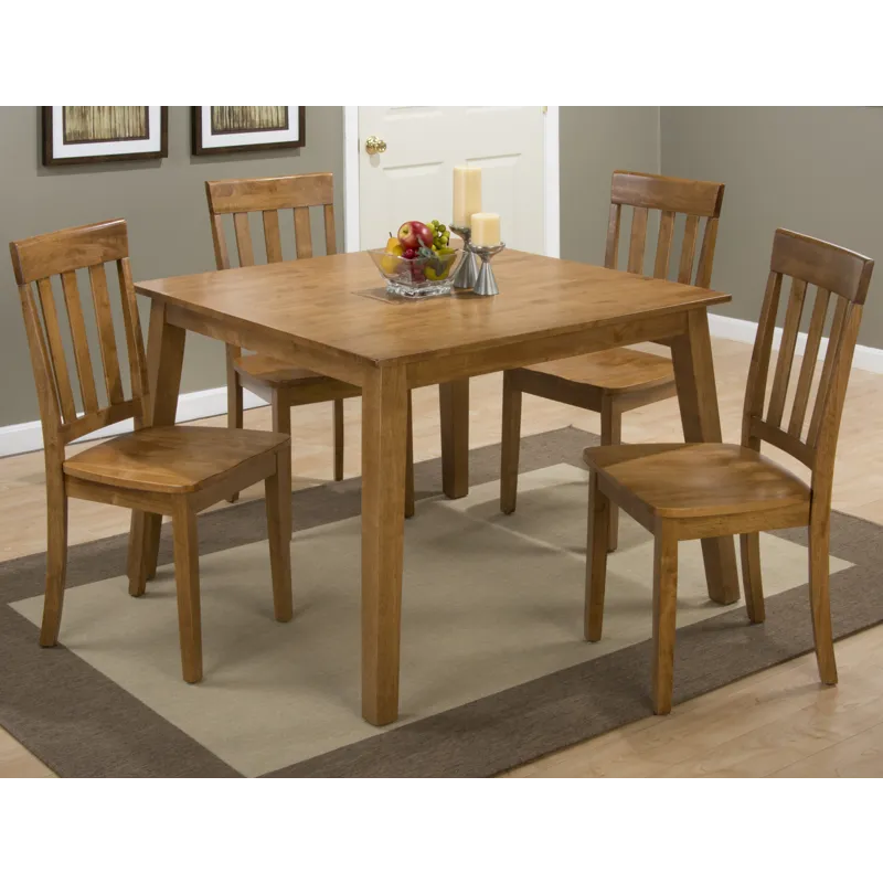 Simplicity Solid Wood Classic Slat Back Dining Chair(Set Of 2)