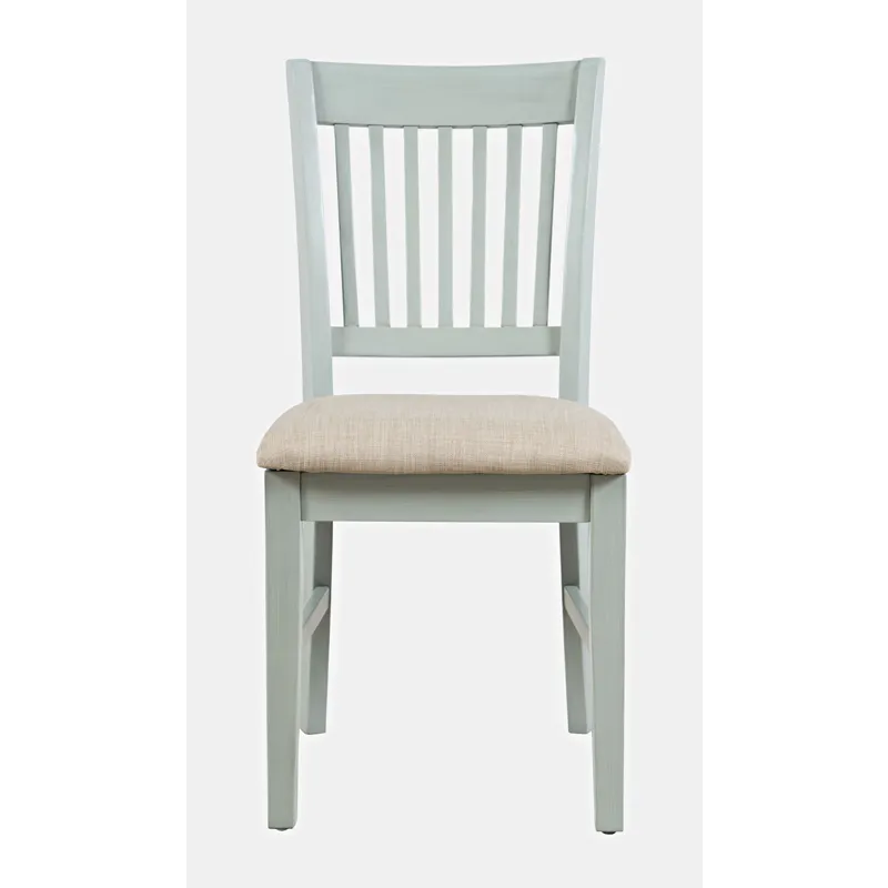 Craftsman Slat-Back Upholstered Desk Chair