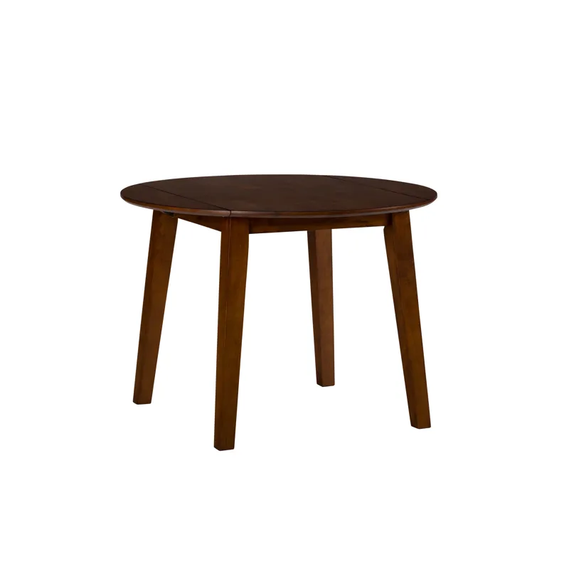 Simplicity Solid Wood Classic Round Drop-Leaf Table