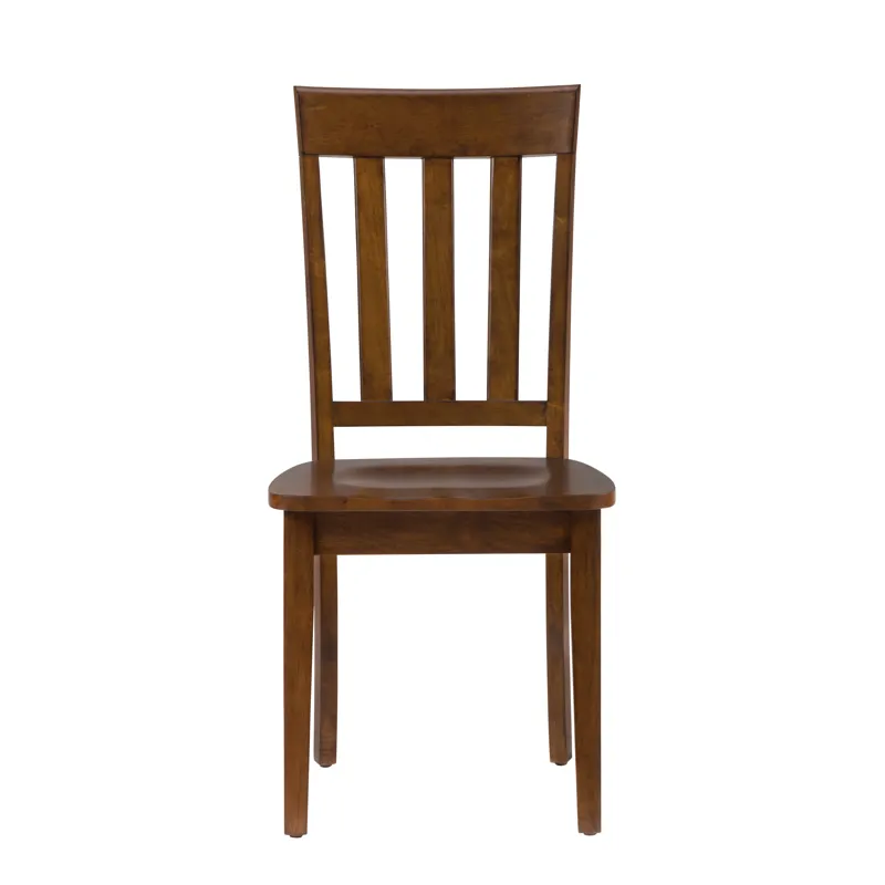 Simplicity Solid Wood Classic Slat Back Dining Chair(Set Of 2)