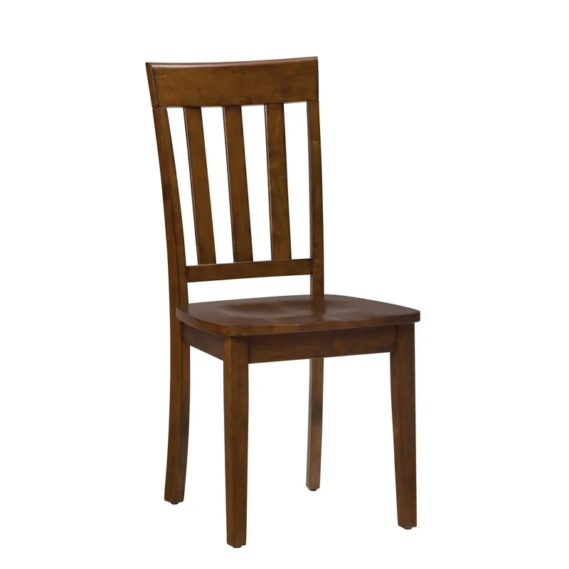 Simplicity Solid Wood Classic Slat Back Dining Chair(Set Of 2)