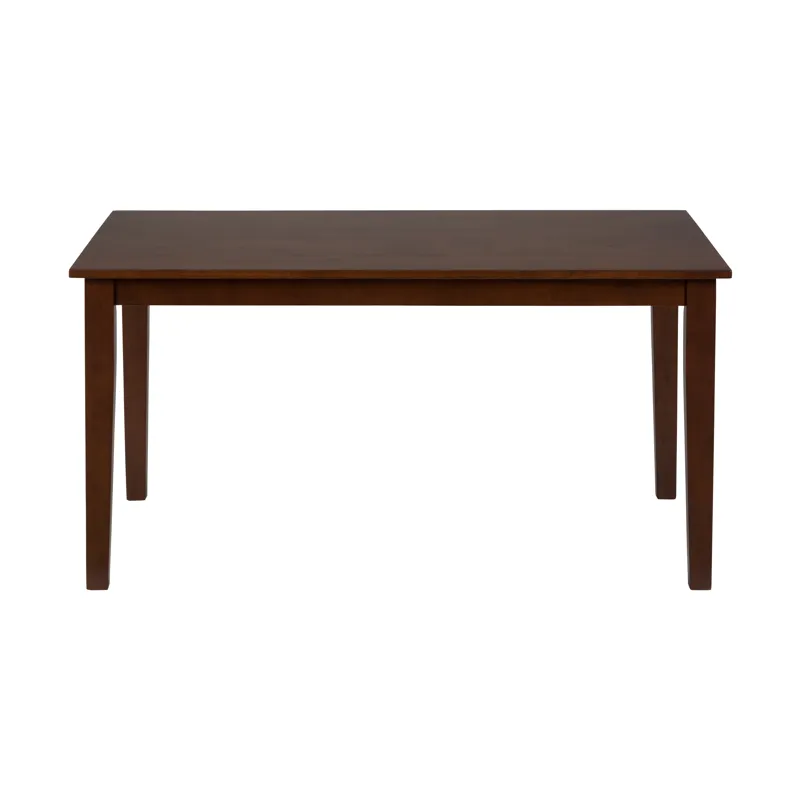 Simplicity Solid Wood Classic 60\" Rectangle Dining Table