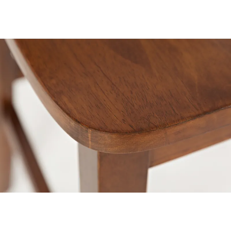 Simplicity Solid Wood Classic X-Back Counter Stool(Set Of 2)