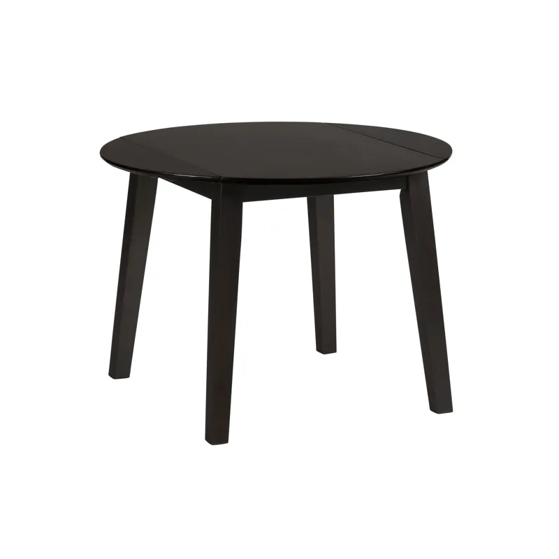 Simplicity Solid Wood Classic Round Drop-Leaf Table