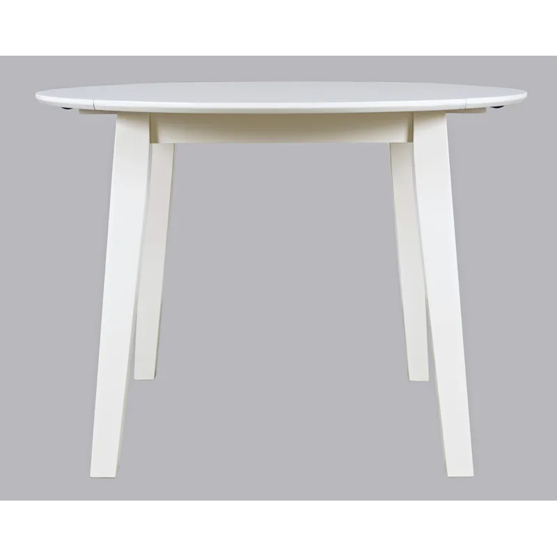 Simplicity Solid Wood Classic Round Drop-Leaf Table