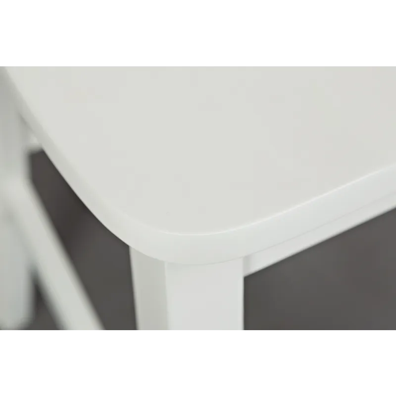 Simplicity Solid Wood Classic X-Back Counter Stool(Set Of 2)