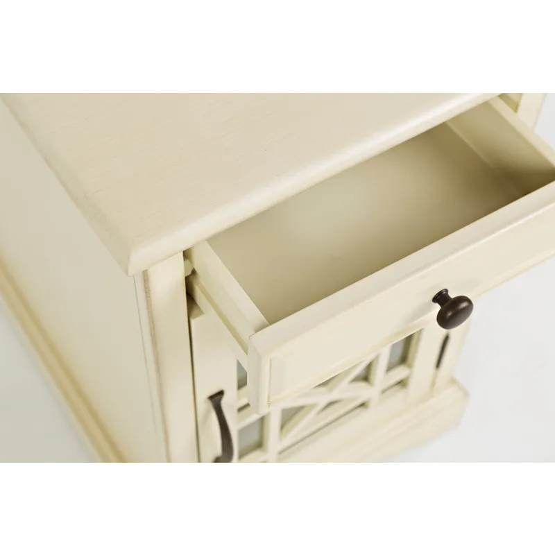 Craftsman USB Charging Chairside End Table