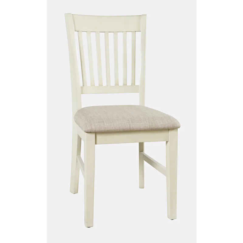 Craftsman Slat-Back Upholstered Desk Chair