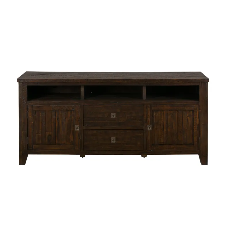 Kona Grove Distressed Rustic Solid Wood 70\" Media Unit