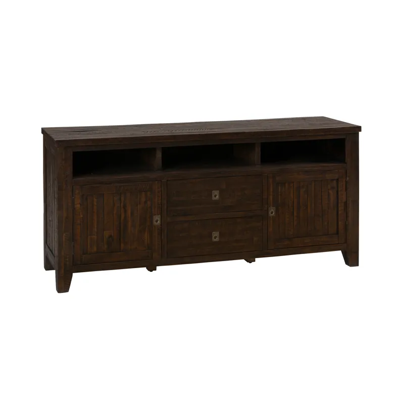 Kona Grove Distressed Rustic Solid Wood 70\" Media Unit