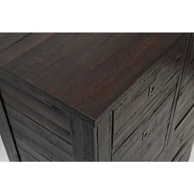 Kona Grove Distressed Rustic Solid Acacia Chest Of Drawers