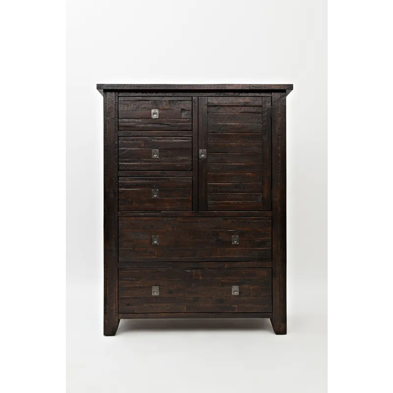 Kona Grove Distressed Rustic Solid Acacia Chest Of Drawers