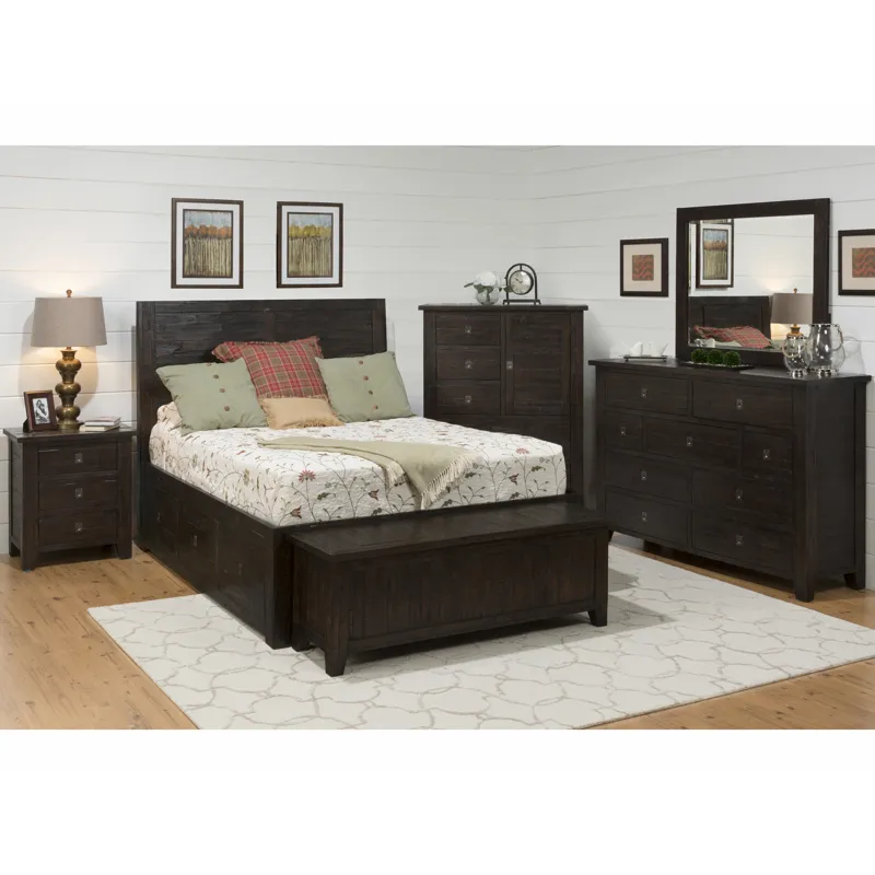 Kona Grove Queen Storage Bed- Footboard/Slats/Rails ONLY