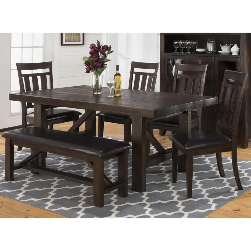 Kona Grove Dining Table Chair and Bench Set