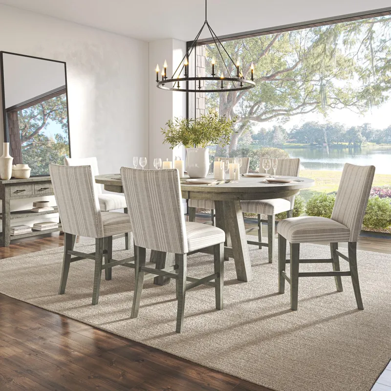 Telluride Round Ext Counter Table - Base Only