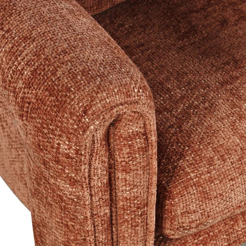 Adley Modern Upholstered Vintage Accent Armchair With Pillow