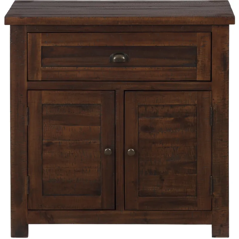 Urban Lodge Brown Accent Cabinet with 2 Doors
