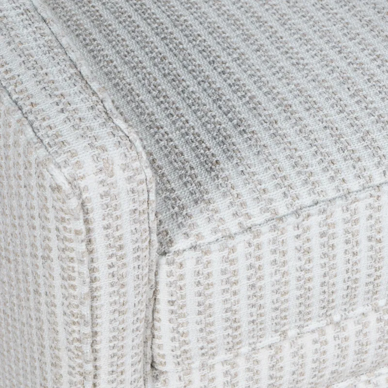 Barrett Crux Transitional Modern Textured Upholstery Swivel Accent Armchair