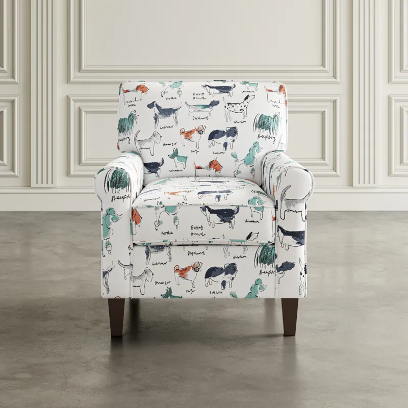 Baxter Puppy Upholstered Classic Traditional Accent Chair