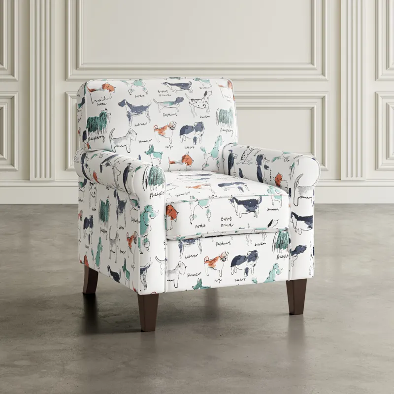 Baxter Puppy Upholstered Classic Traditional Accent Chair