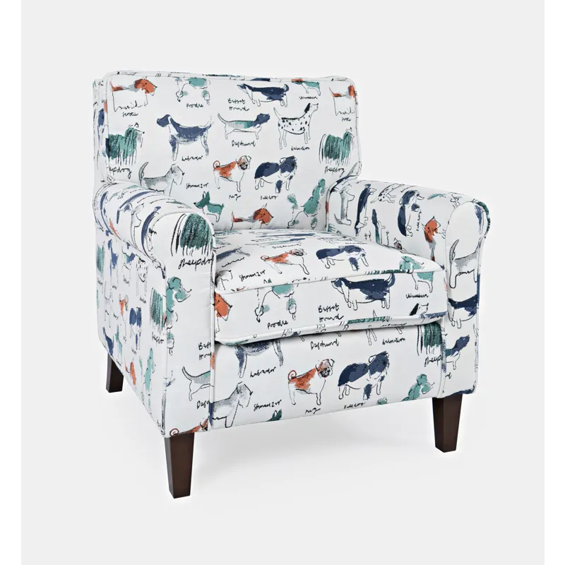 Baxter Puppy Upholstered Classic Traditional Accent Chair