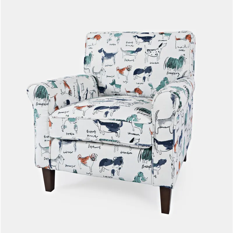 Baxter Puppy Upholstered Classic Traditional Accent Chair
