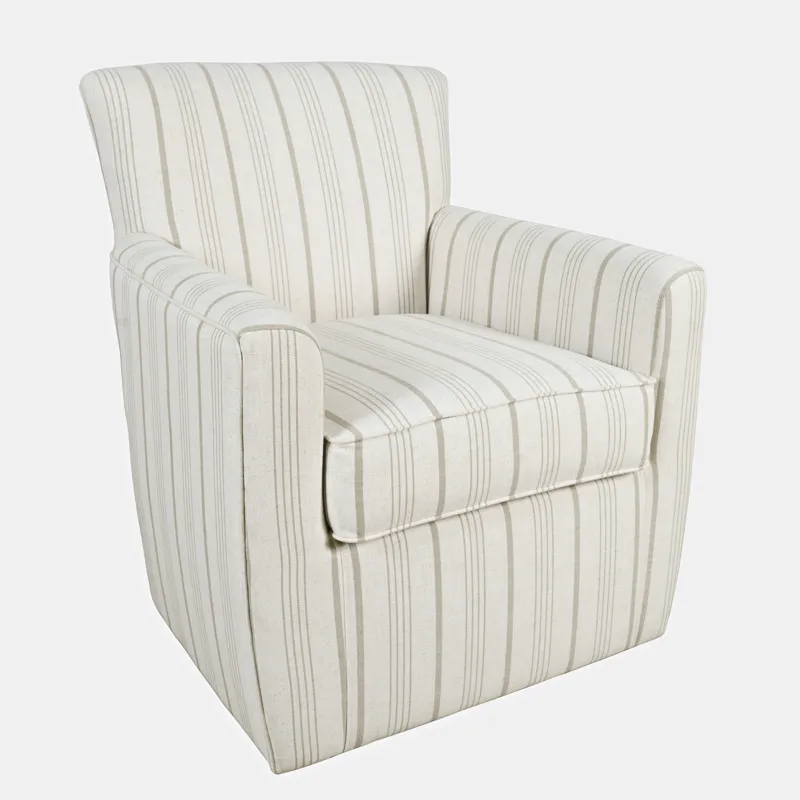 Blakely Harper Contemporary Traditional Swivel Accent Chair