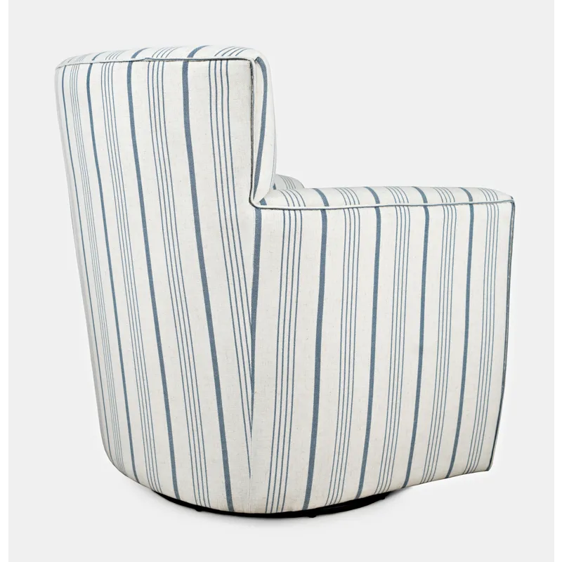 Blakely Harper Contemporary Traditional Swivel Accent Chair