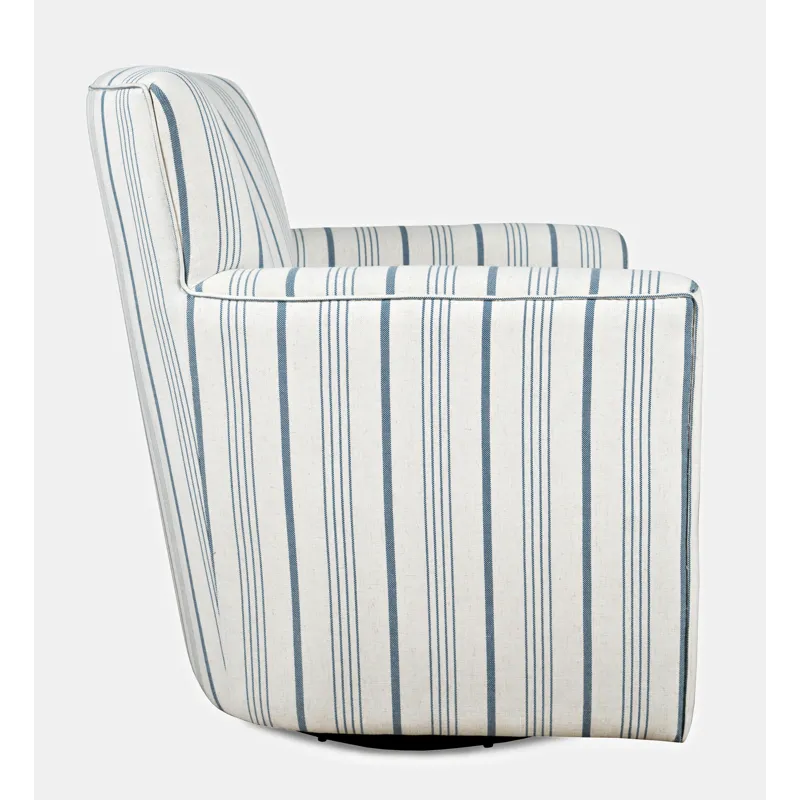 Blakely Harper Contemporary Traditional Swivel Accent Chair