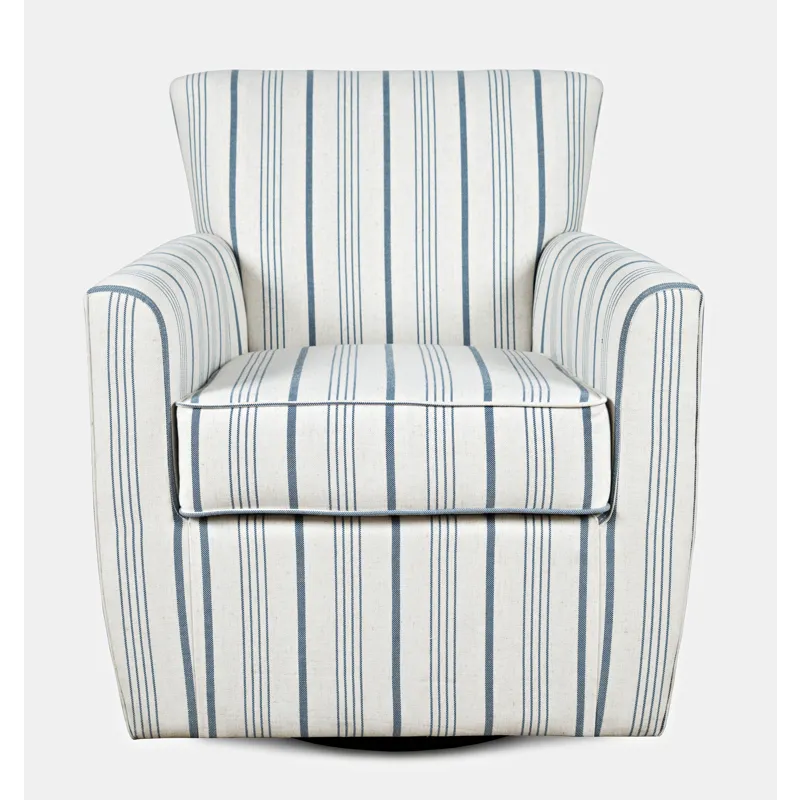 Blakely Harper Contemporary Traditional Swivel Accent Chair