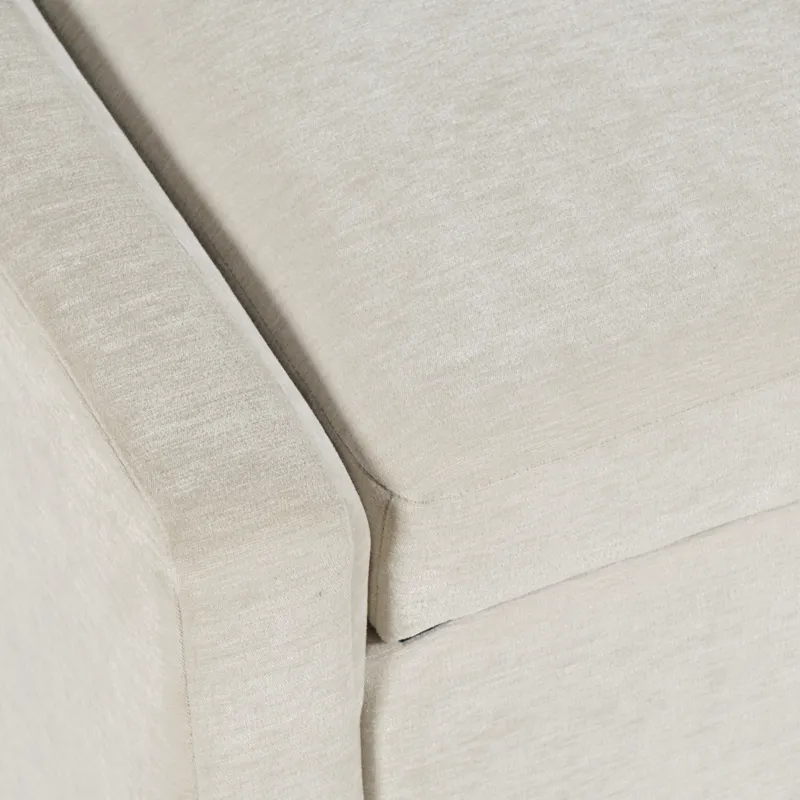 Braun 48\" Contemporary Upholstered Modern Bedroom Hallway Storage Bench