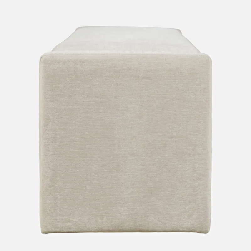 Braun 48\" Contemporary Upholstered Modern Bedroom Hallway Storage Bench