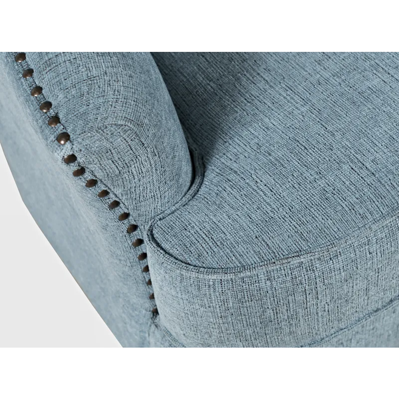 Bryson Transitional Upholstered Accent Chair With Nailhead Trim