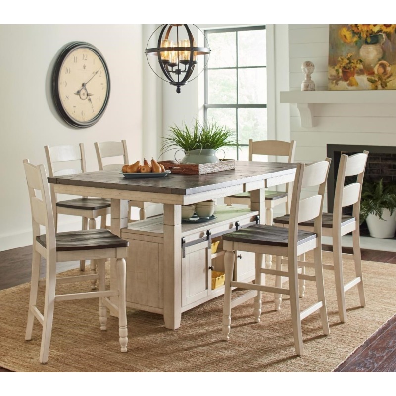 Madison County 7PC High/Low Dining Set by Jofran NIS330412436 Riley