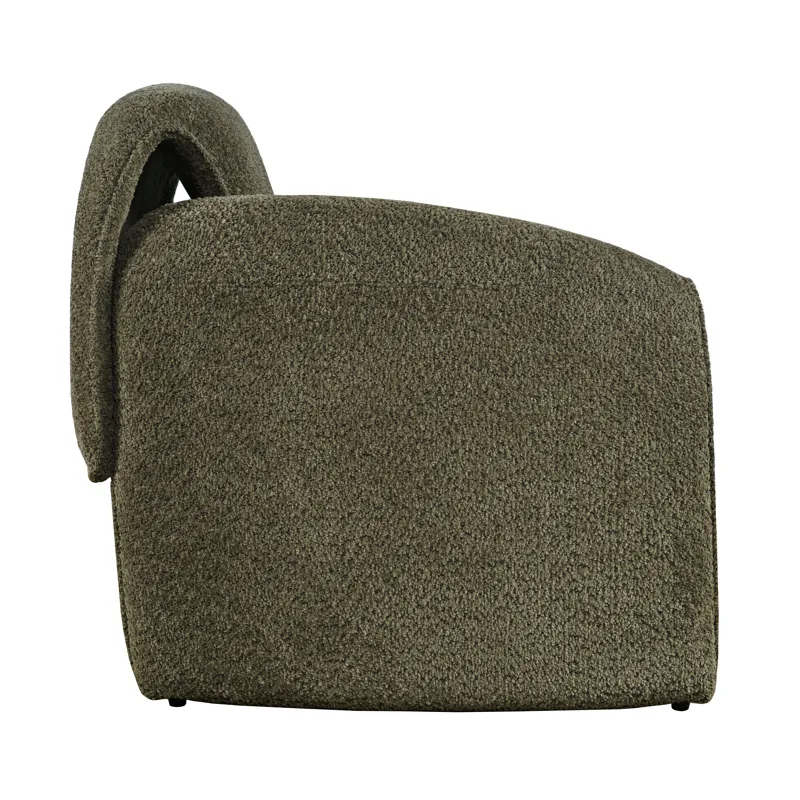 Dolce Mid-Century Modern Bent Angle Upholstered Accent Chair