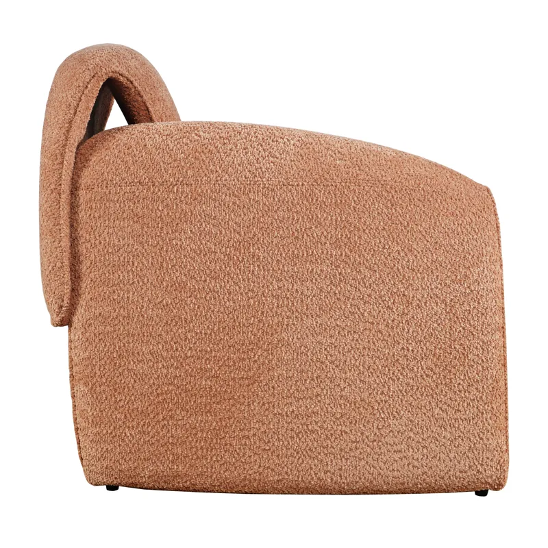 Dolce Mid-Century Modern Bent Angle Upholstered Accent Chair